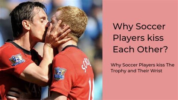 Why do athletes kiss their wrist?