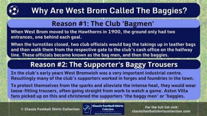 Why do Baggies fans say Boing Boing?