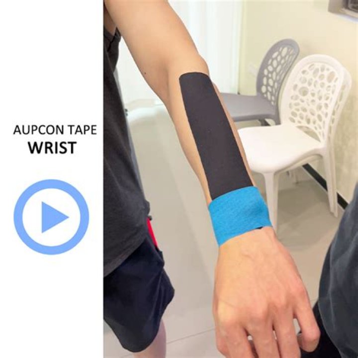 Why do strikers wear wrist tape?