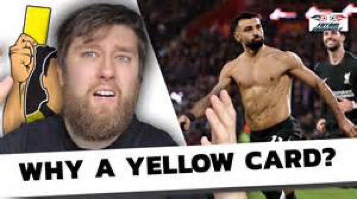 Why do you get yellow carded for taking off shirt?